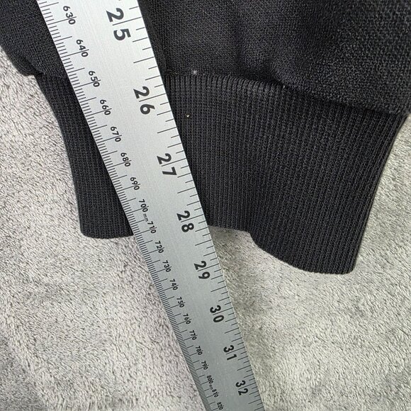 Mens Puma Black Jogger Sweatpants Drawstring Elastic Waist Cotton Blend Size XL - Picture 7 of 10